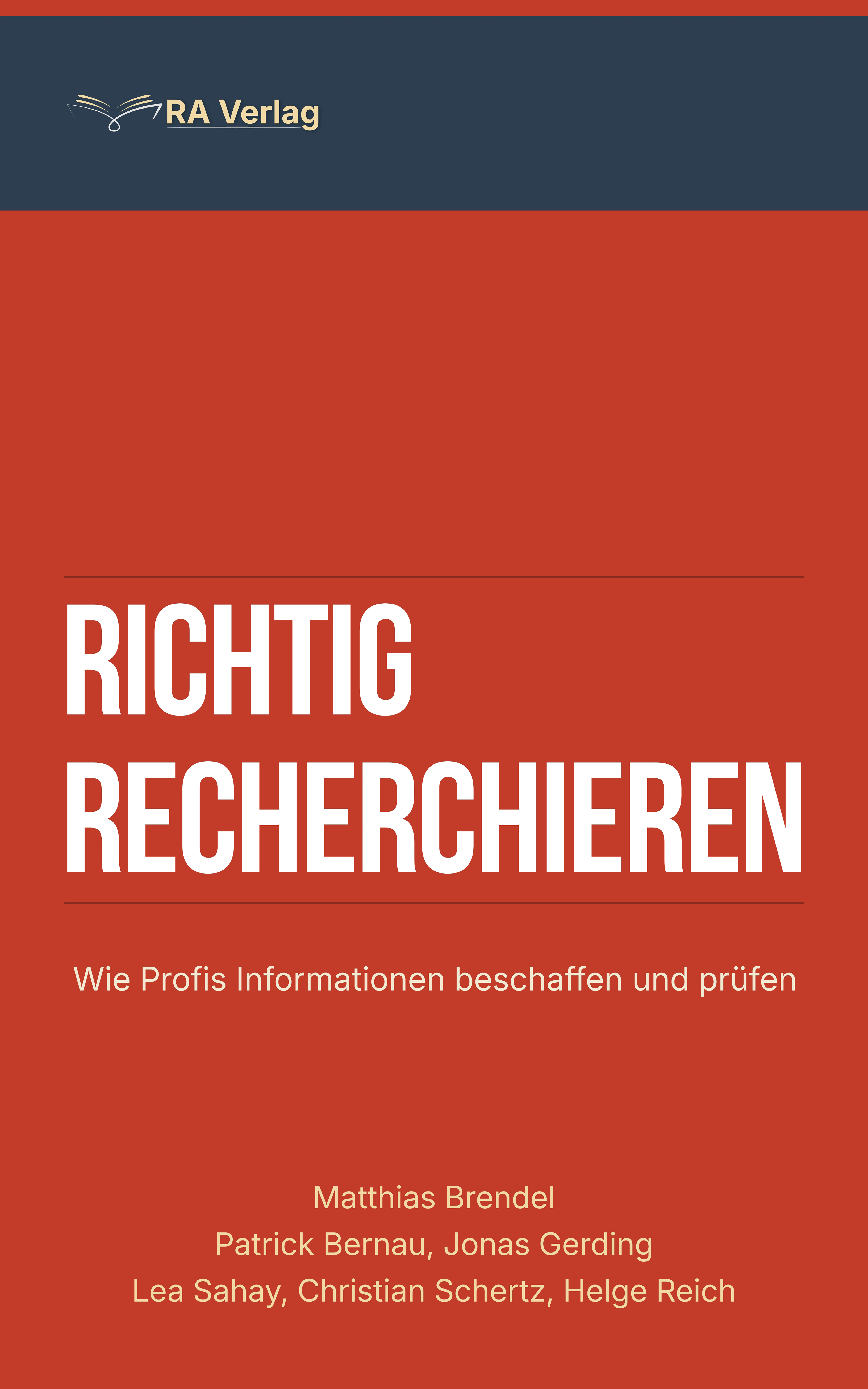 Richtig recherchieren Buchcover